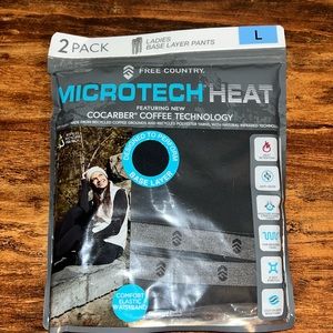 Free Country 2 pk Microtech Heat Base Layer Pants